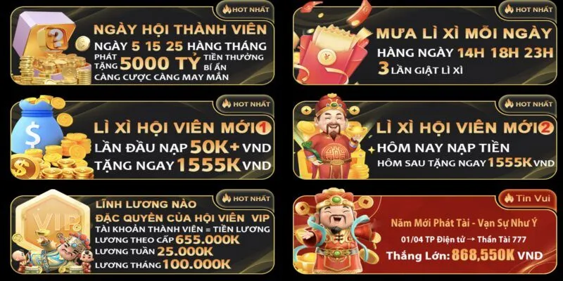 Nhận khuyến mãi vô cùng giá trị